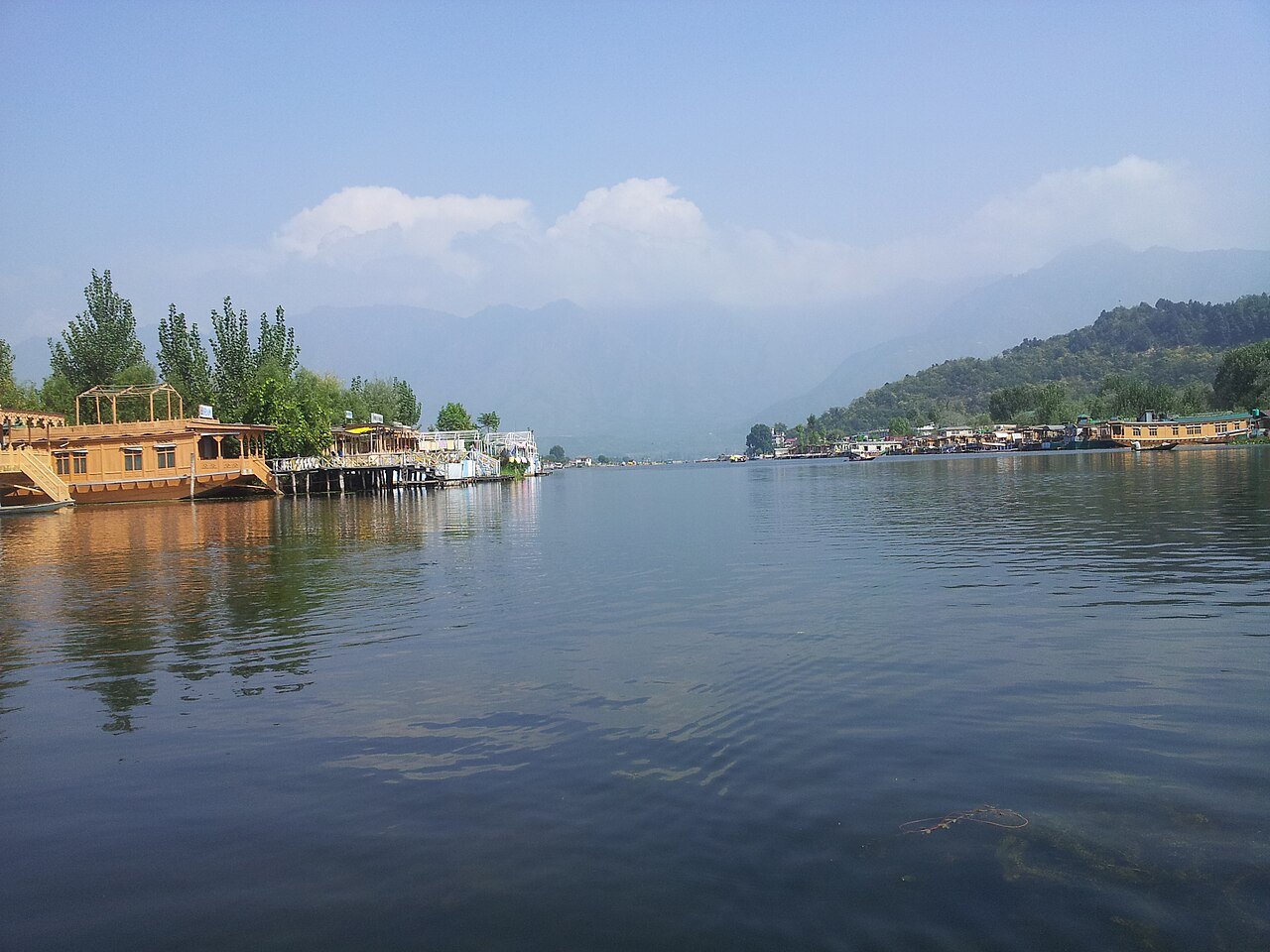Houseboats on Dal Lake, Srinagar